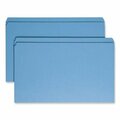 Smead Smead, REINFORCED TOP TAB COLORED FILE FOLDERS, STRAIGHT TAB, LEGAL SIZE, BLUE, 100PK 17010